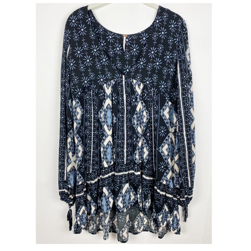 Free People Down By The Bay Tunic Top - Picture 4 of 8